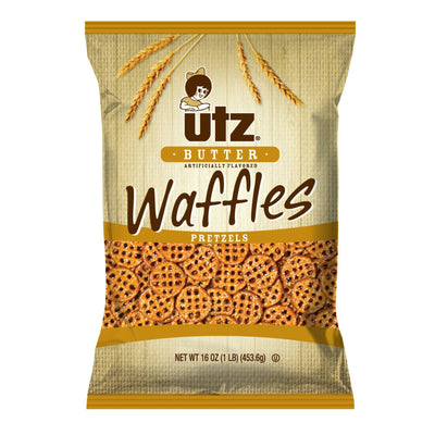 Utz Pretzels Butter Waffles 16 oz.