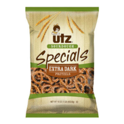 Utz Pretzels Sourdough Specials Extra Dark 16 oz.