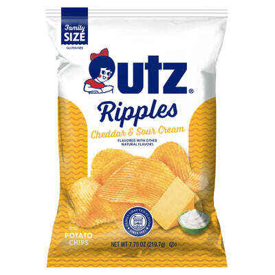 Utz Cheddar & Sour Cream Ripples Potato Chips