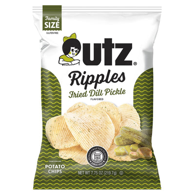 Utz® Ripples Fried Dill Pickle Potato Chips