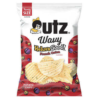 Utz Wavy Heluva Good French Onion Potato Chips
