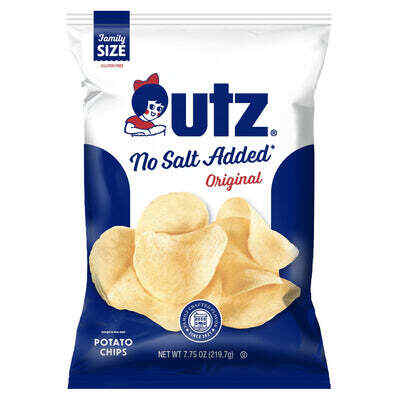 Utz Original No Salt Added Potato Chips