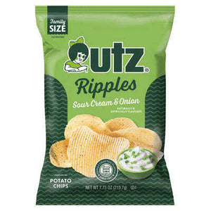 Utz Sour Cream & Onion Ripple Potato Chips
