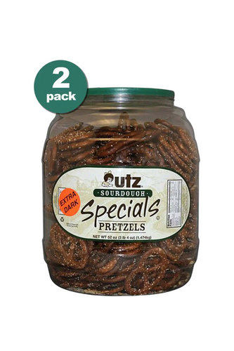 Utz Pretzels Sourdough Specials Extra Dark 52 oz. Barrel